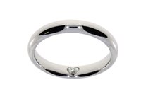Anello Damiani Cuore Mio in Oro bianco Diamante 20069135 - 20069135